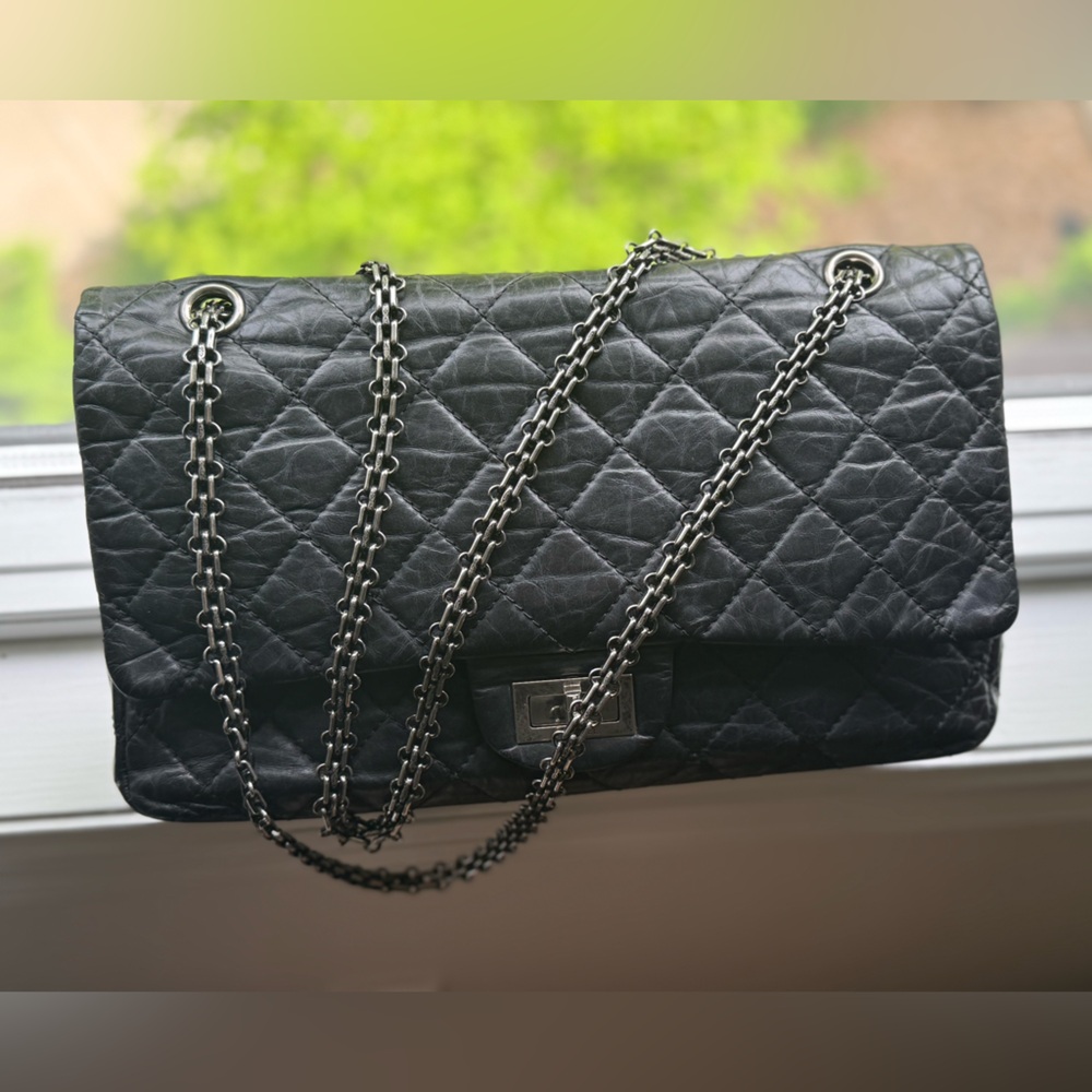 SOLD - Chanel Aged Calfskin Quilted Reissue 2.55